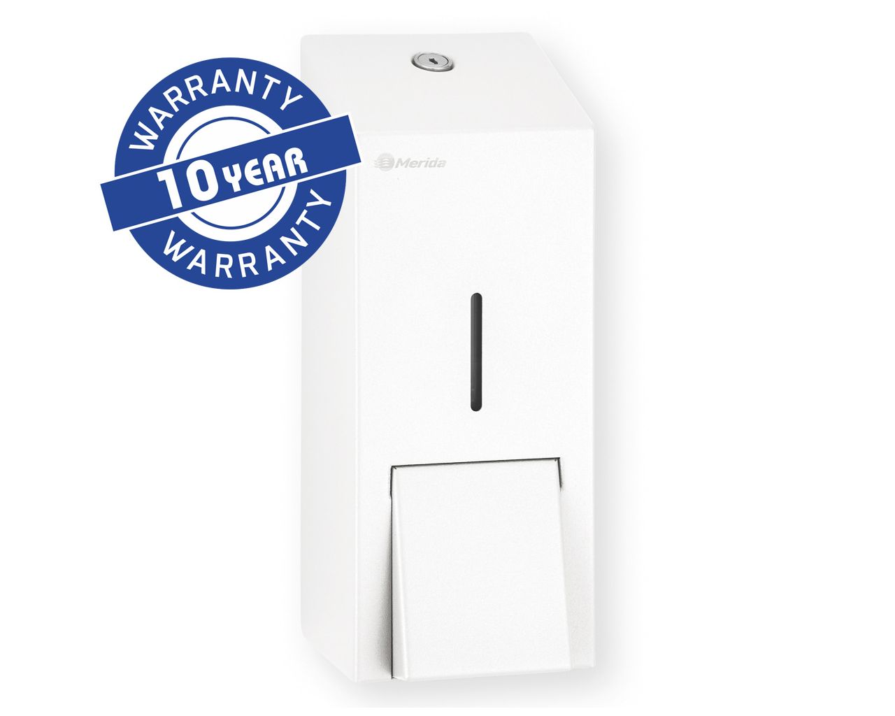 MERIDA STELLA WHITE LINE hand sanitizer dispenser, spray refills 1000 ml, white MERIDA STELLA WHITE LINE hand sanitizer dispenser, spray refills 1000 ml, white